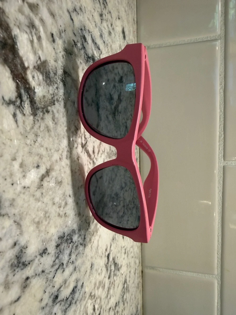 Rufflebutts toddler Pink Sunglasses with Dark Lenses